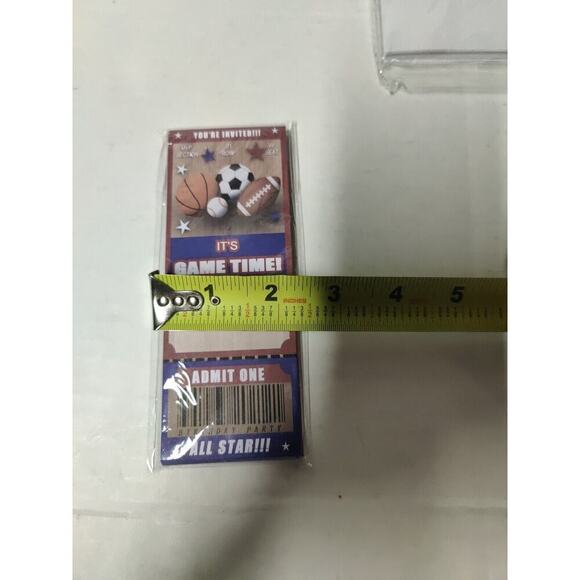 Birthday Cards Sports Ticket Invitation Admit One All Star Ticket Kids Or Adults - Picture 11 of 12